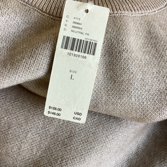 🦆Anthropologie Crewneck Sweater Pilcro Oaklyn Sweatshirt L Novelty Duck NEW - Picture 15 of 15